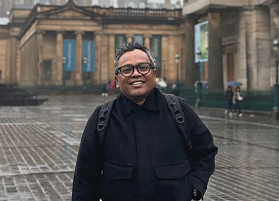 Potret pegiat media sosial, Islah Bahrawi yang baru-baru ini soroti anggota Polda Lampung yang sukses amankan pelaku curanmor