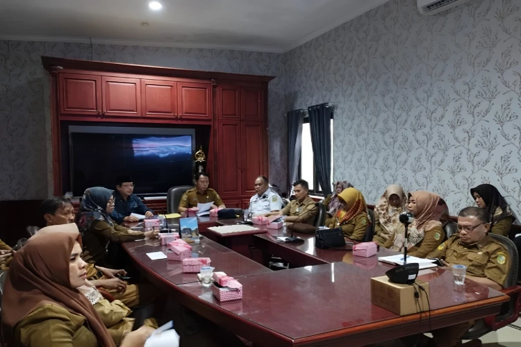 Ket. Foto: Pemkab Parigi Moutong Mengadakan Rakor Bersama dengan BPS dan Juga Instansi Lainnya untuk Penyusunan Analisis IHK Barang dan Jasa