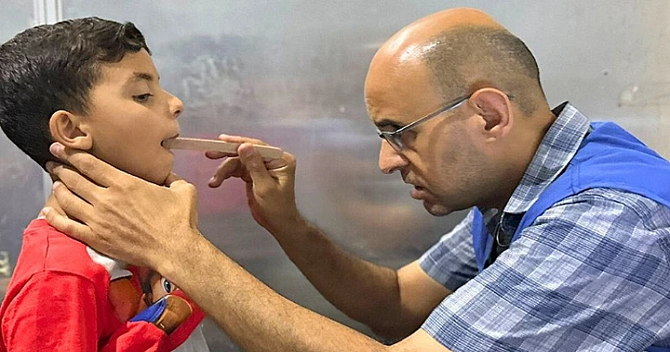 Ket. Foto: Sebanyak 4 Warga Sipil Palestina Meninggal dalam Serangan Udara Penjajah Israel di Jalan Al-Wehda Kota Gaza