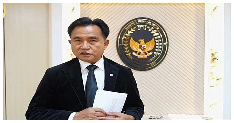 Menko Kumham Imipas Yusril Ihza Mahendra.