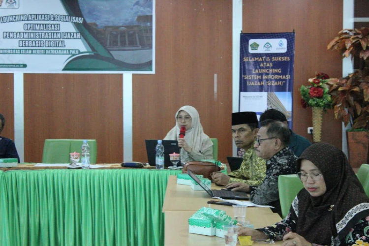 Ket. Foto: Sistem Informasi Ijazah Berbasis Digital Segera Diterapkan UIN Datokarama Palu