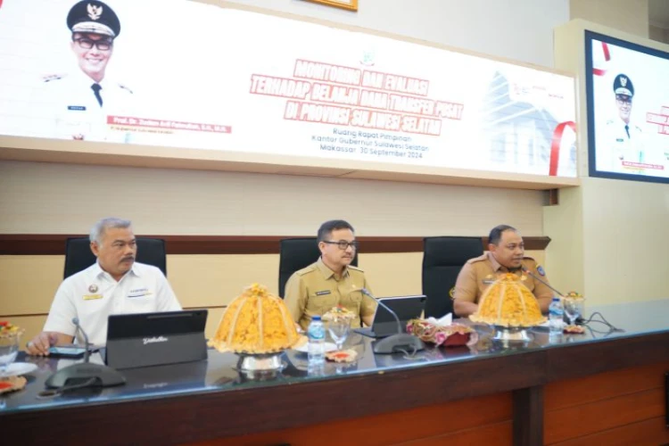 Ket. Foto: Sekda Provinsi Sulsel Meminta 16 OPD untuk Melakukan Percepatan Realisasi Belanja