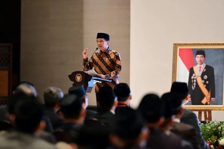 Ket. Foto: Presiden Jokowi Memimpin Upacara Hari Kesaktian Pancasila