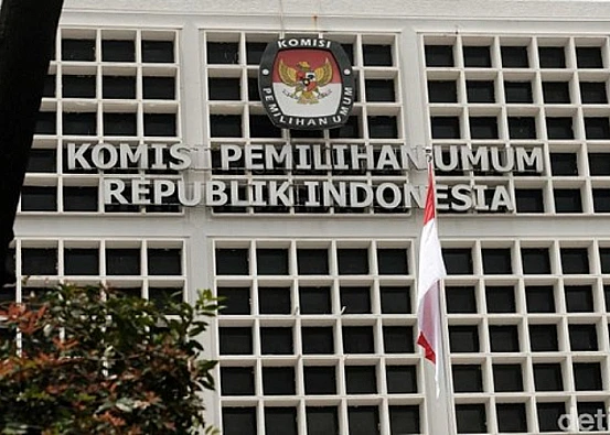 Ket Foto: Gedung Kantor KPU Republik Indonesia