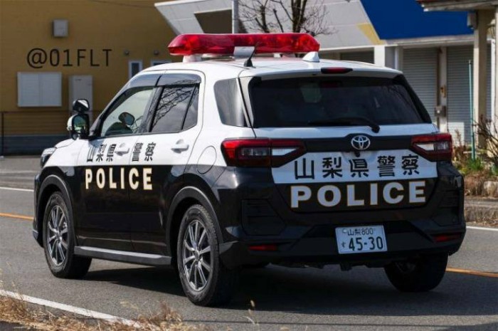 <p>Mobil polisi di Jepang pakai Toyota Raize (Foto/Wapcar) </p>
