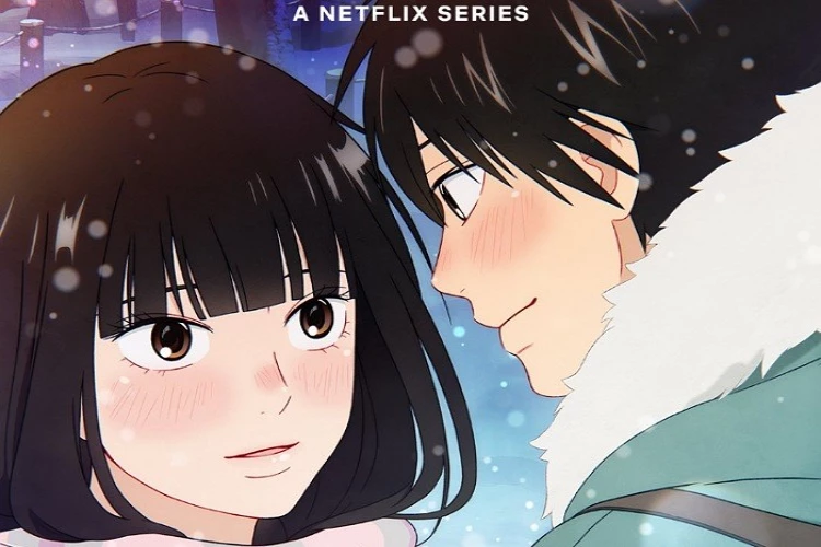 Ket Foto: Foto dari poster anime Kimi no Todoke yang sangat romantis (Foto/Twitter/animetv_jp)