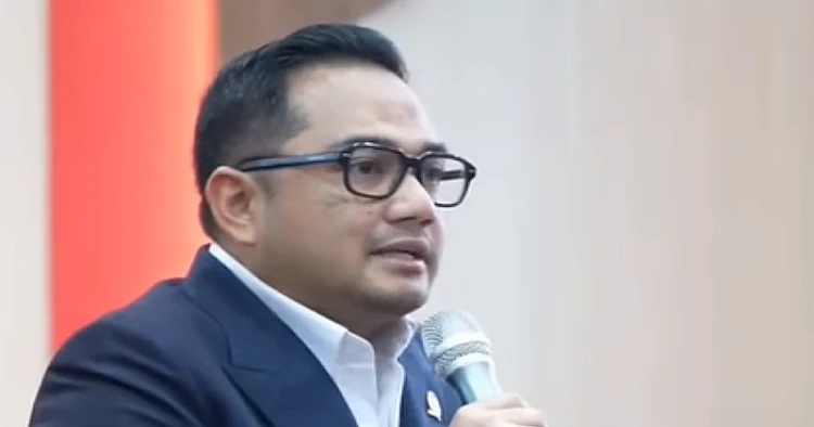 Tangkap layar video yang menampilkan Ketua Komisi II DPR, Rifqinizamy Karsayuda