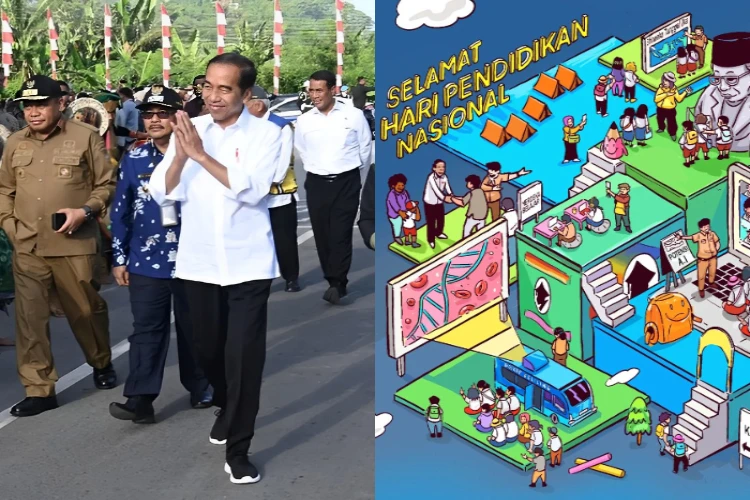 Ket. Foto: Presiden Jokowi Mengharapkan Semangat Semua Pihak dalam Memajukan Pendidikan di Indonesia Terus Berkobar