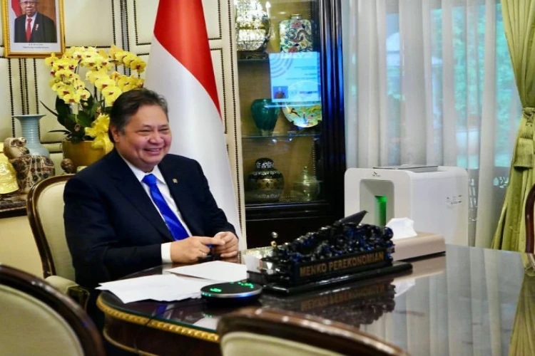 Ket. Foto: Menko Airlangga Meminta Inggris untuk Bersikap Adil terhadap Usulan UU Uji Tuntas
