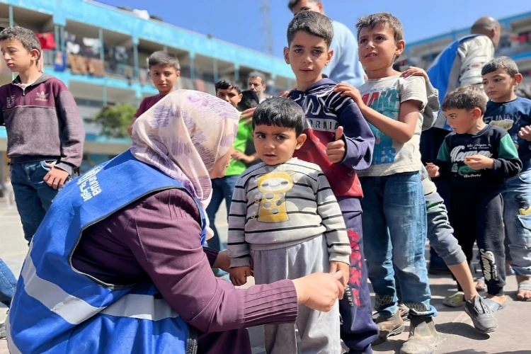 Ket. Foto: Kepala UNICEF Memperingatkan Akan Terjadi Kehancuran yang Lebih Lanjut untuk Anak Palestina Jika Penjajah Israel Melakukan Invasi Darat ke Rafah