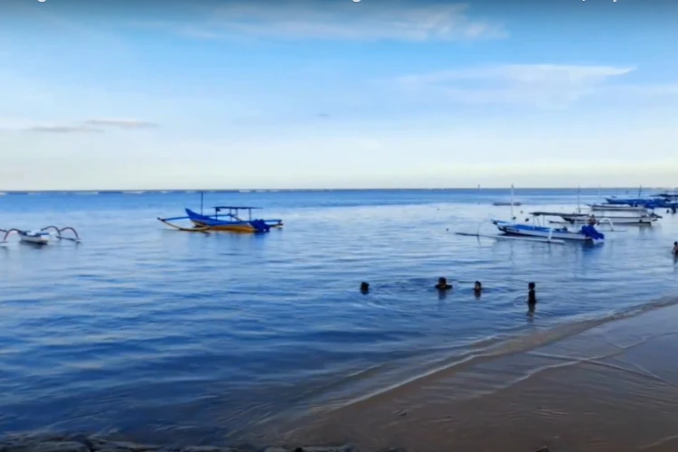 Ket Foto: Pantai Karang Sanur di Bali