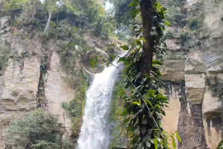 Ket Foto: Air Terjun Putri Malu di Lampung