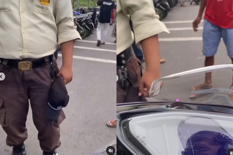 Warga Bekasi viral akibat pungli parkir Rp 10 ribu oleh sekuriti, polisi turun tangan mediasi.