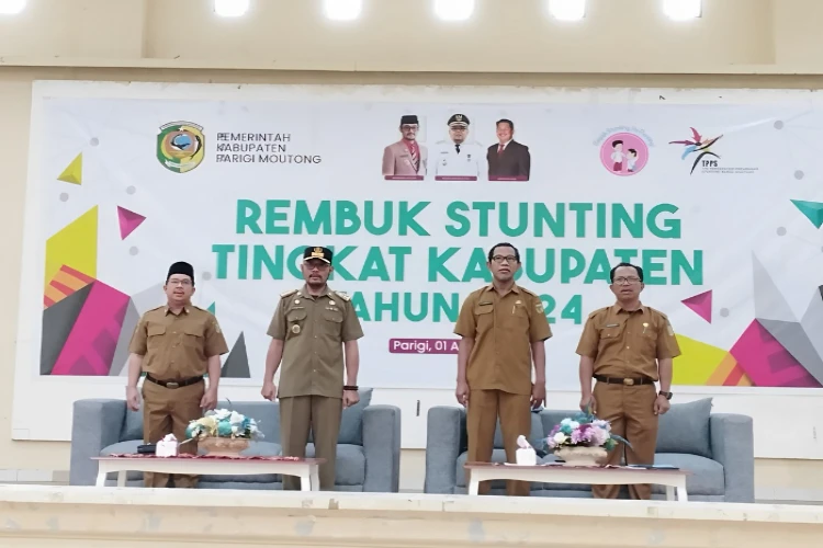 Ket. Foto: Bappelitbangda Parigi Moutong Menggelar Rembuk Stunting 2024