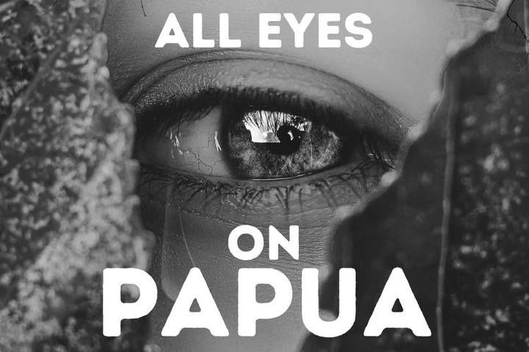 Ramai poster ‘All Eyes On Papua’ beredar luas di Media Sosial, ini artinya.