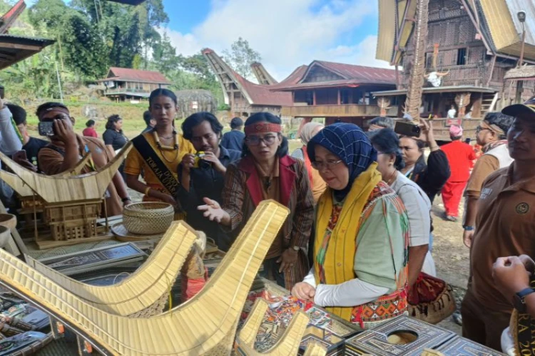 Ket. Foto: Keindahan dari Desa Wisata Lembang Landorundun di Toraja Utara Diakui oleh Kemenparekraf RI