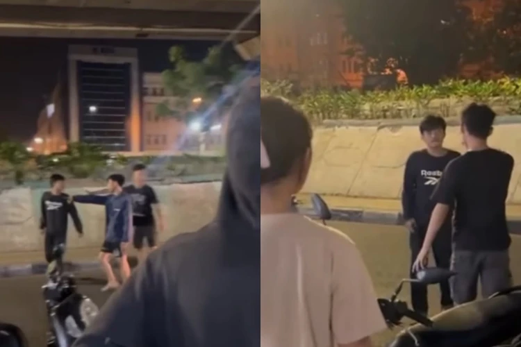 Pengeroyokan terhadap seorang pria di Angke Jakarta Barat menjadi viral setelah video kejadian tersebar di media sosial.