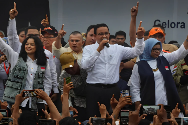 Ket. Foto: Anies Baswedan Menyebutkan Jika Proses Pemilu Tahun 2024 Belum Sepenuhnya Selesai