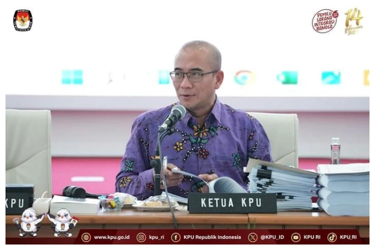 Ket foto: KPU menggelar Rapat Pleno