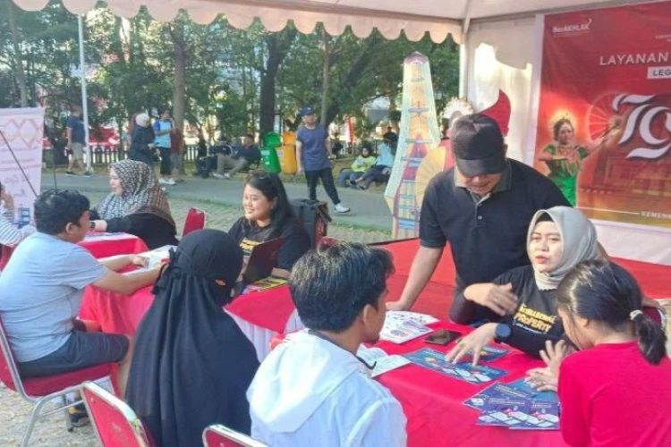 Ket. Foto: Kegiatan Legal Expo Dibuka Langsung oleh Kadiv Keimigrasian Sulawesi Selatan