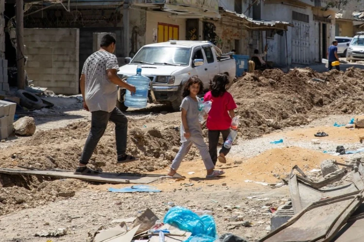 Ket. Foto: Penduduk Desa al-Mughayyir di Tepi Barat Dilaporkan Diserang oleh Pemukim Penjajah Israel