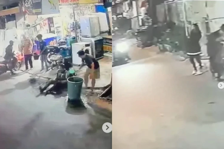 Pasangan remaja disiram air keras di Cengkareng, Jakarta Barat. Video viral memicu komentar beragam.