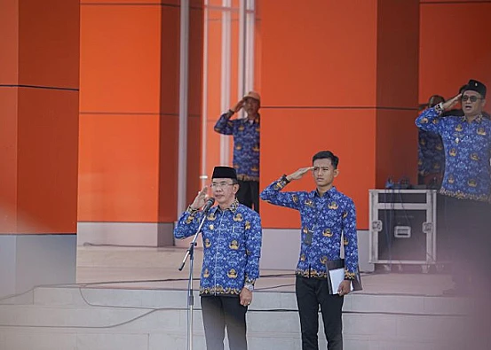 Ket. Foto: Pemerintah Sigi Mengajak Semua ASN Meningkatkan Pelayanan Publik kepada Masyarakat