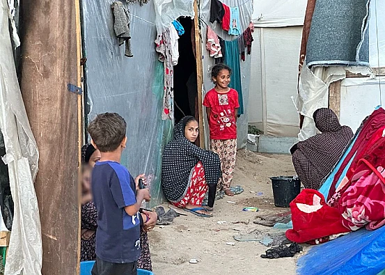 Ket. Foto: 2 Pesawat Nirawak Penjajah Israel Mengebom 2 Lokasi di Selatan Tubas