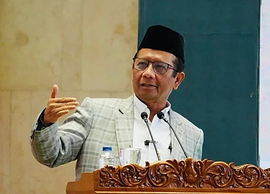 Potret mantan Menko Polhukam RI, Mahfud MD yang baru-baru ini mengungkapkan kecemasannya