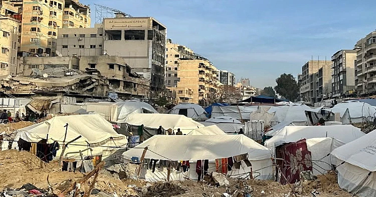 Ket. Foto: Militer Penjajah Israel Memperluas Serangan Darat di Gaza Utara