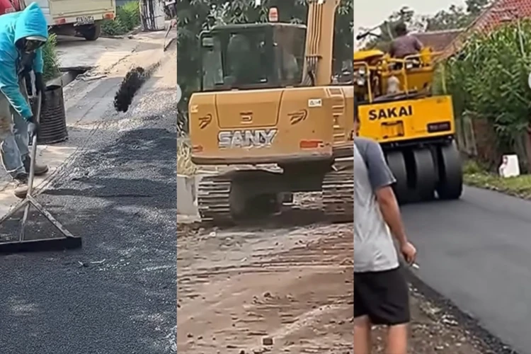 Viral proyek perbaikan jalan mendadak di desa usai pemeriksaan ratusan kepala desa oleh Polda Sulbar mencuat.