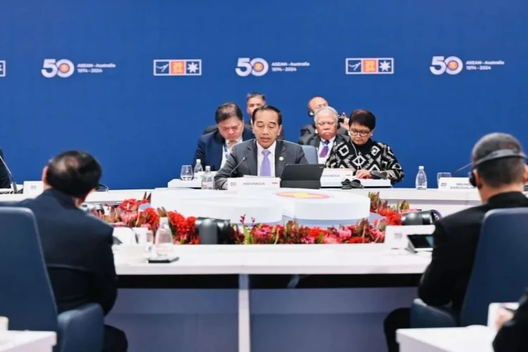 Ket. Foto: Presiden Jokowi Mendorong Penguatan Kerja Sama di Bidang Ekonomi di KTT ASEAN-Australia