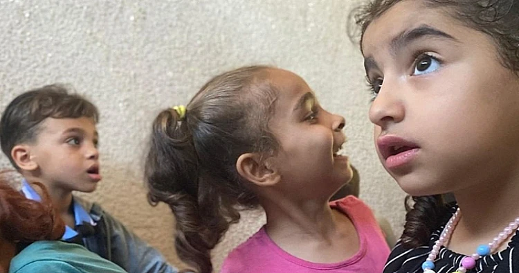 Ket. Foto: Anak-Anak Palestina Menderita Kerugian Besar Akibat Perang yang Terus Berlanjut di Jalur Gaza