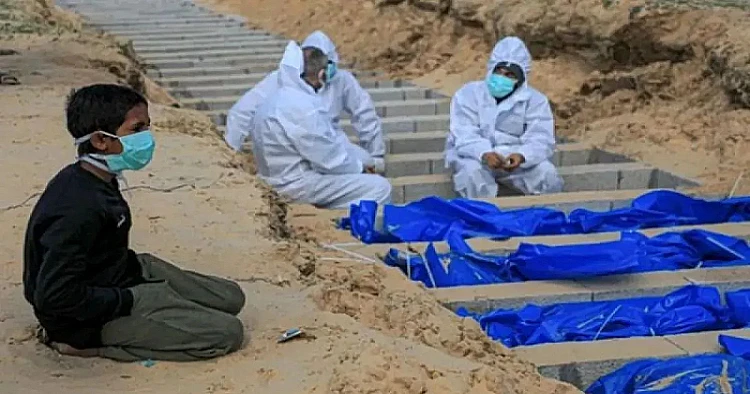 Ket. Foto: Pusat Bantuan AS-Penjajah Israel Merupaka Perangkap di tengah Bencana Kelaparan yang Melanda Jalur Gaza