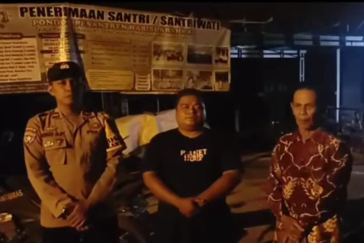 Tangkap layar video pengakuan penyebar video hoax pengetokan rumah warga secara misterius di Desa Banua Rantau, Tabalong, Kalimantan Selatan