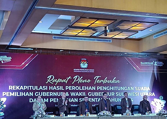 Ket. Foto: KPU Sulawesi Utara Memastikan Proses Rekapitulasi yang Dilakukan Berjenjang Berjalan Sesuai dengan Aturan Perundang-Undangan
