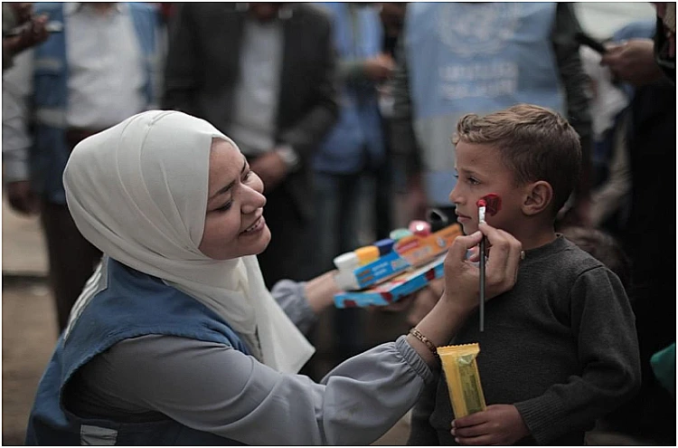 Ket. Foto: Penjajah Israel Memutuskan Kabel Listrik di Barat Laut Jericho.