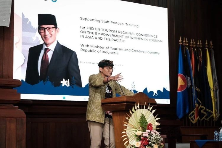 Ket. Foto: Menparekraf Menyatakan World Water Forum Akan Memberikan Kontribusi Ekonomi hingga 800 Miliar Rupiah