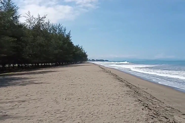Ket Foto: Pantai Tiram di Sumatera Barat