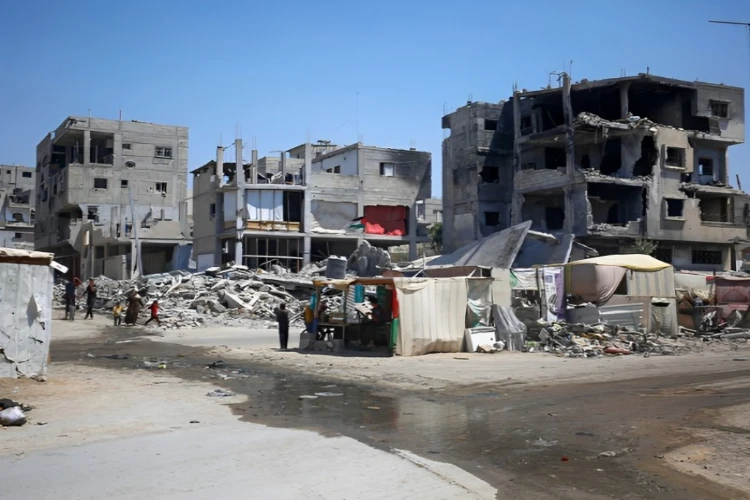 Ket. Foto: Polisi Gaza Mengutuk Serangan yang Dilakukan Pasukan Penjajah Israel terhadap Petugas Penegak Hukum Palestina