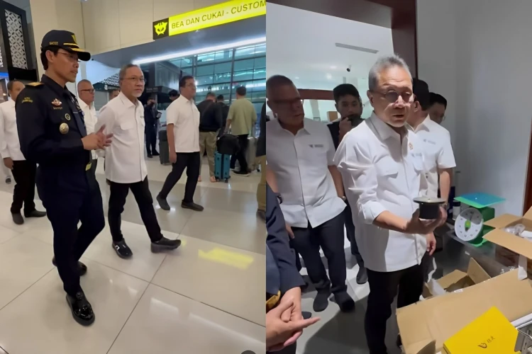 Mendag Zulkifli Hasan lakukan inspensi mendadak (sidak) buntut ramainya keluhan soal besarnya pajak impor atau barang bawaan dari luar negeri.