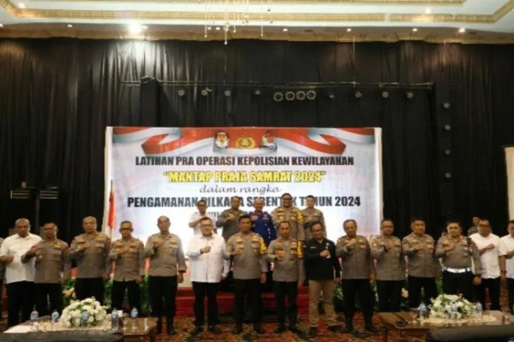 Ket. Foto: Pelatihan Pra Operasi Kepolisian Kewilayahan dengan Sandi Mantap Praja Samsat 2024 Digelar oleh Polda Sulawesi Utara