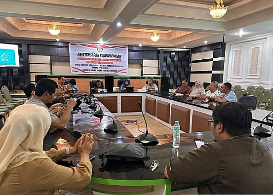 Ket. Foto: Diskominfotik Provinsi Gorontalo dan KIP Melakukan Asistensi dan Proyeksi Monev Keterbukaan Informasi Publik Tahun 2025