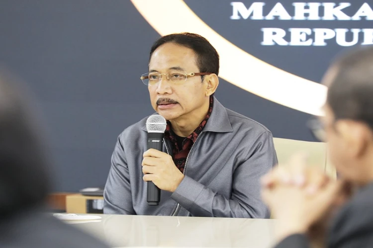 Ket. Foto: Ketua MK Mengharapkan MKMK Permanen Dapat Mengembalikan Marwah Mahkamah Konstitusi (Foto/X/@officialMKRI)