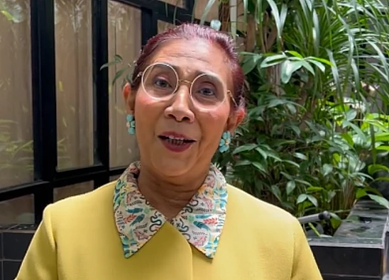 Potret Susi Pudjiastuti, yang baru-baru ini menyoroti anggaran untuk belanja ATK Kementerian