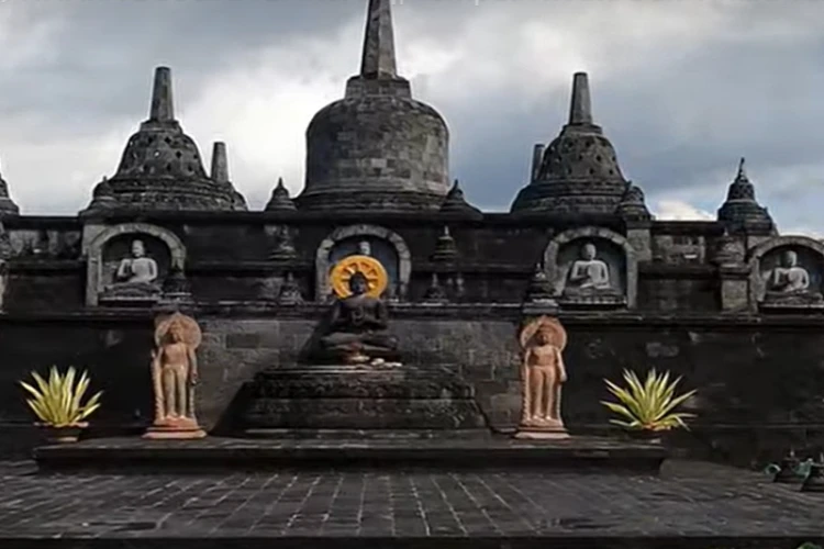 Ket Foto: Vihara Buddha Banjar yang Terletak di Pantai Lovina, Bali