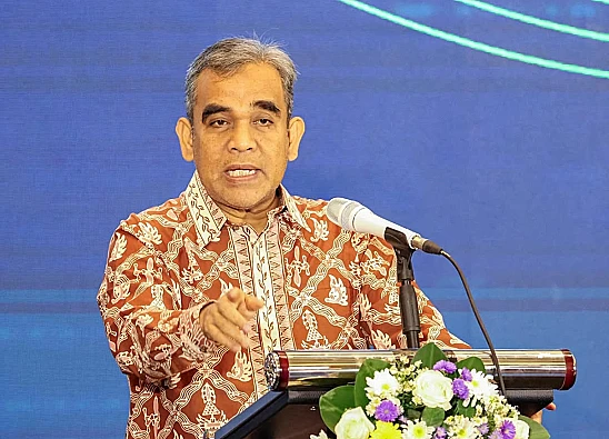 Potret Sekjen Partai Gerindra, Ahmad Muzani yang baru-baru ini memberikan tanggapan terkait isu Jokowi gabung Gerindra