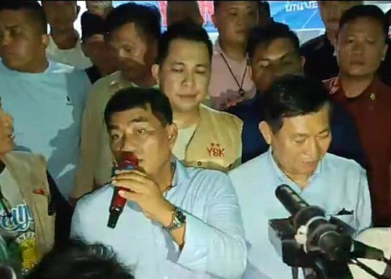 Ket. Foto: Pasangan Calon Gubernur dan Cawagub Sulawesi Utara Terpilih Yulius dan Victor Bakal Fokus pada Agenda Pemberantasan Korupsi
