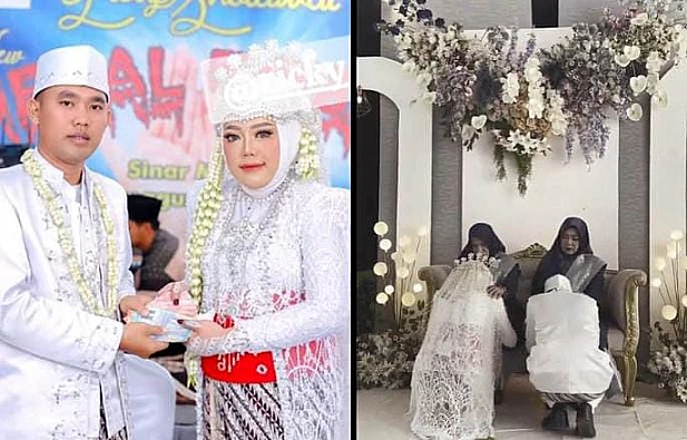 Pernikahan Rika Amiyani di Lampung berakhir tragis setelah pengantin wanita meninggal usai ijab kabul.