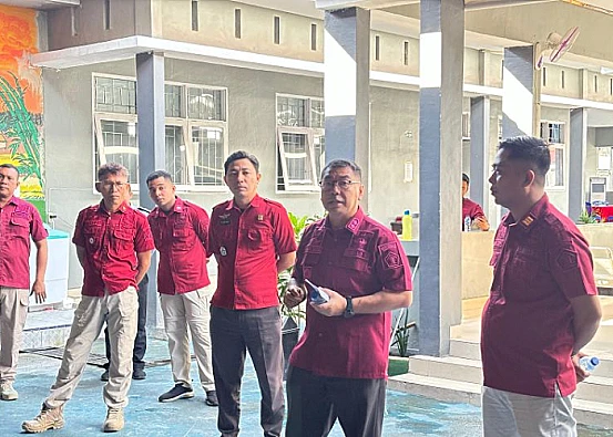Ket. Foto: Ditjenpas Sulteng Meninjau Fasilitas LPKA Kelas II Palu